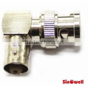 CCTV Camera Solderless Coaxial L Type Bnc Male Connector thumbnail-5