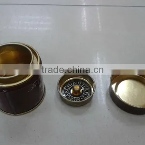 Metal Double Lids Sample Tea Can thumbnail-1