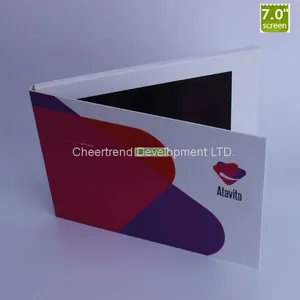 China Factory Supply Custom Video Brochure With Pocket for Extra Sheets thumbnail-5