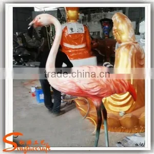Manufacturing Latest Design of Stone Statue Artificial Fiberglass Statue Decorative Animal Statue thumbnail-2