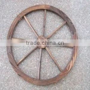 WOOD WAGON WHEEL thumbnail-1