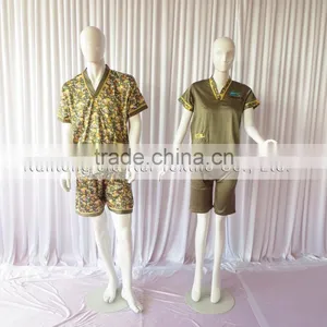 Luxury Fashion Floral V-Neck Pajamas Spa Shower Homewear 2 Piece Set Comfortable Autumn/Summer Satin Women Pajamas Set thumbnail-1