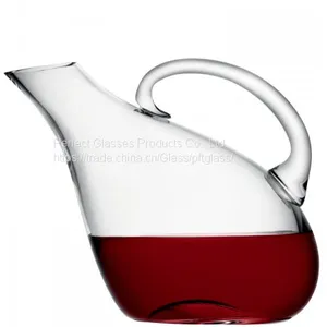 Red Wine Decanter Glass Decanter Modern and Beautiful Wine Decanters Wholesale Red Wine Decanter for Resturant and Hotel thumbnail-1