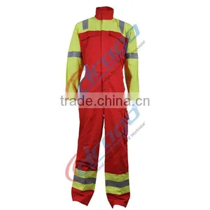 260gsm High Visibility Fire Retardant Coverall thumbnail-1