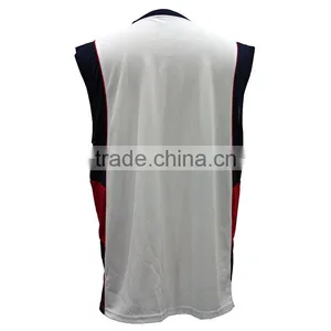 100%polyester Mesh Cooldry Basketball Jersey thumbnail-3