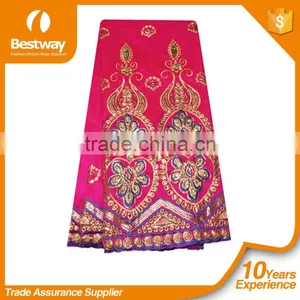 2017 Hot Wedding Dress Lace Indian Raw Silk George Lace Fabric GP0060 thumbnail-4