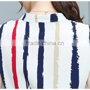 Maxnegio Latest Designs Digital Print Chiffon Ladies Casual Dress thumbnail-4
