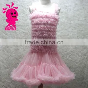 2016 Girls Chiffon Frocks Designs Chiffon Pink Toddler Girls Chiffon Frocks Designs Baby Dress Pictures thumbnail-4