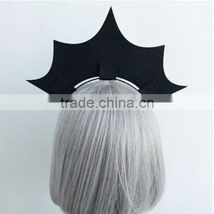 Queen Style Head Hair Hoop,hollow Lace Crown Party Hair Band,holiday Party Halloween Hair Jewelry thumbnail-3