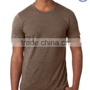 High Quality Soft Fabric Custom Mens Tri Blend t Shirts thumbnail-1