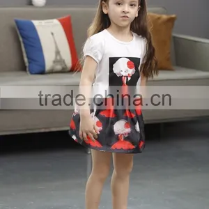 Floral Fabric Casual Designs Tutu Girls Dress thumbnail-1