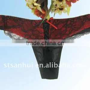 Sexy Women Thong ,lace Printing Thong OEM Service Superior Quality thumbnail-2