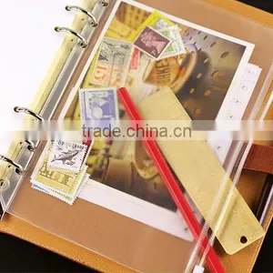A5/A6/A7 Size 6 Holes Storage for Planner PVC Transparent Bag Paper Bag Storage thumbnail-3