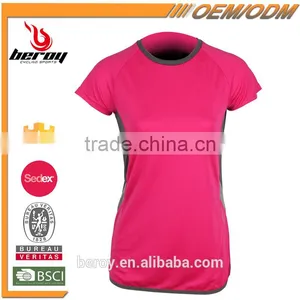 Custom Women Dri Fit T-shirt Design,logo Customized Hight Quality Gym Tee Shirt thumbnail-1