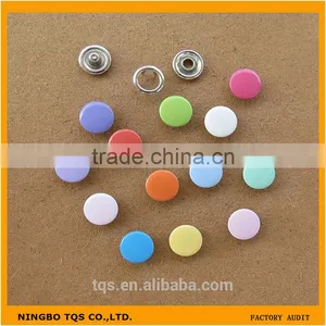 Fashion Colorful Baby Clothing Stainless Steel Ring Snap Button thumbnail-1