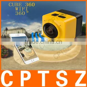 2016 Newest 360 Degrees Sport Action 1080P 30fps Mini Camera WiFi H.264 Panorama Camera 360x220 Large Panoramic Video Camera thumbnail-1