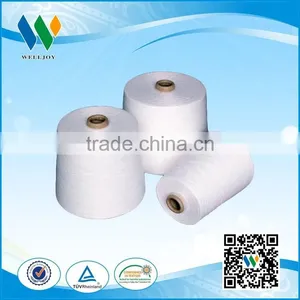 Polyester Core Spun Yarn Raw White Pattern AA Grade thumbnail-2