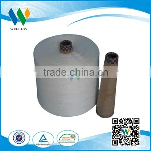 Yizheng Best Staple Fiber Yarn 100%polyester Spun Yarn Sewing Thread Raw White thumbnail-2