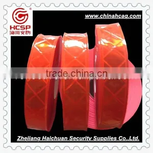 Fluorescent Yellow Micro Prismatic PVC Reflective Tapes for Safety Clothes thumbnail-4