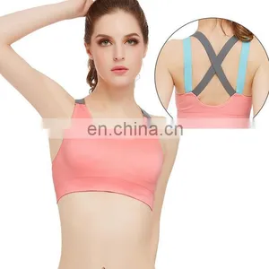 Hot Sex Women's Cheerleading Sportswear Sports Bra Yoga Bra thumbnail-3