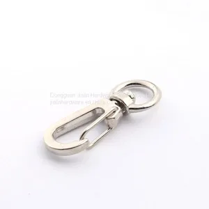 Easily Open Polish Nickel Plated Metal Hook Keyring Collection thumbnail-1