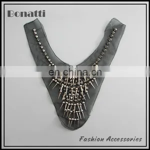 Fashion Elegant Ladies Garment Studs Collar Trims thumbnail-1