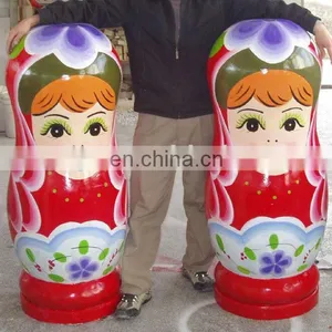 2014 Big Sale Wood Russian Nesting Dolls Matryoshka thumbnail-1