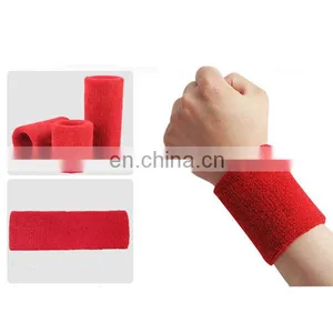 Sport Cutomized Colorful Wristband Sports Cotton thumbnail-1
