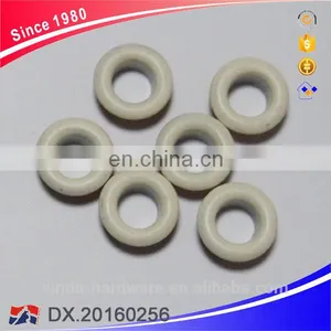 White Enamel Brass Eyelets and Grommets thumbnail-1