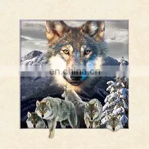 New 2018 Wolf/tiger 5d Picture for Decoration/selling/gift thumbnail-5