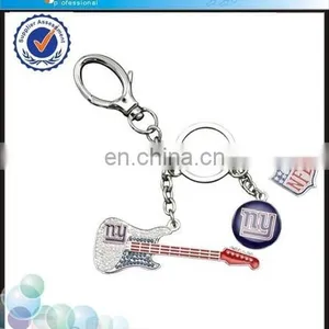 Best Supplier Shiny Silver Chains Guitar Keychain Bottle Opener thumbnail-3