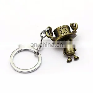 Anime One Piece Keychain Figure Model Tony Chopper Key Ring thumbnail-3