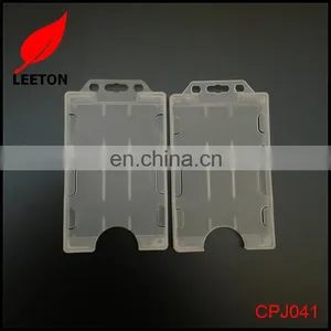 Factory Supply Two Sided Vertical Rigid ID Badge Holder thumbnail-5