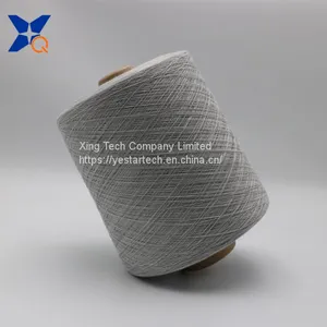 Ne32/2ply 20% Stainless Steel Staple Fiber Blended With 80% Polyester Staple Fiber Metal Conductive Yarn/thread/fabric-XTAA001 thumbnail-3