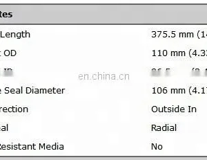 China Manufacture Diesel Engine Parts AF1840 Air Filter 5821014 thumbnail-5