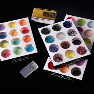 Nail Glitter Powder Multi Color Acrylic Nail Dip Powder thumbnail-1