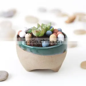 Promotional Item White Swan Shaped Small Ceramic Flower Pots thumbnail-2