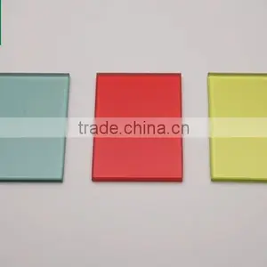 Green Tinted Opaque Tempered Laminated Glass for Building thumbnail-1