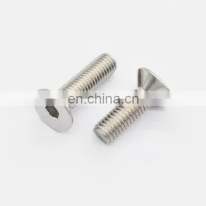 Wholesale Nuts and Bolts Csk Flat Head Screw Stainless Steel DIN7991 Hexagon Socket Countersunk Head Screw thumbnail-1