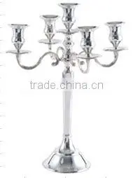 Nickel Plated Wedding Candelabra For Wedding Decor thumbnail-1