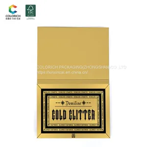 Eyeshadow Cosmetics Empty Eyeshadow Pallete Packaging Paper Boxs Eyeshadow Pallet With Brush thumbnail-2