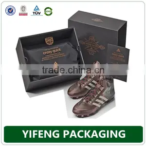 Guangzhou Manufacturer Custom Printing Black Cardboard Shoe Box For Wholesale thumbnail-1