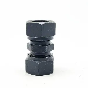Hydraulic Ferrule Type Straight Joint High-pressure Steel Marine Steel Pipe Copper Pipe Ferrule Straight-through Right-angle Elbow Three-way Joint thumbnail-1