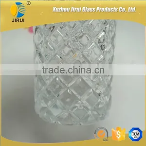 Clear Diamond Reed Diffuser Glass Bottle With Cork Stopper Supplier's Choice thumbnail-6