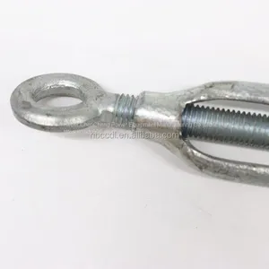 High Quality DIN1480 Galvanized Drop Forged Eye Hook Turnbuckle thumbnail-1