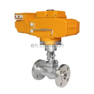 Intelligent Actuator Multi Turn Stainless Steel SS304 2inch Flange Globe Valve thumbnail-5