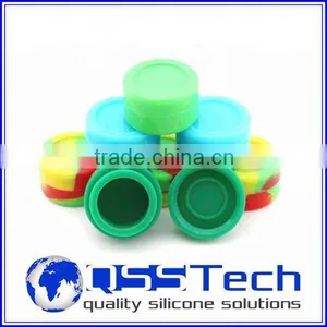 High Quality 7ml Customized Small Decorative Candy Glass Jar/ Oil Dab Wax Container/ Silicone Wax and Oil Container thumbnail-1