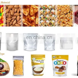 Good Quality Automatic Beef Jerky Flat Pouch Packaging Machine Beef Jerky Nitrogen Gas Flush Beef Jerky Packing Machine thumbnail-2