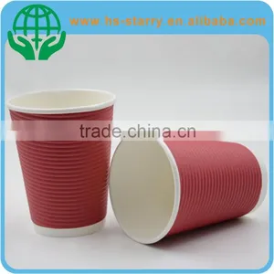 Paper Material OEM Ripple Wall Paper Tea Cup thumbnail-1