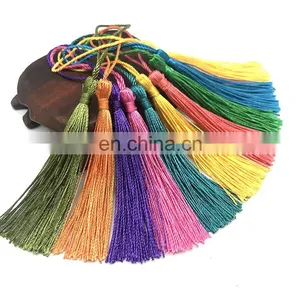 Polyester Silk Tassel Fringe 13cm Cotton Tassels Trim For Sewing Curtains Accessories thumbnail-3